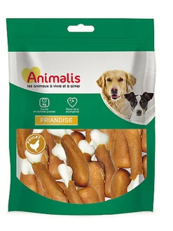 Animalis - Friandises Mini Cuisses Poulet pour Chien - 100g