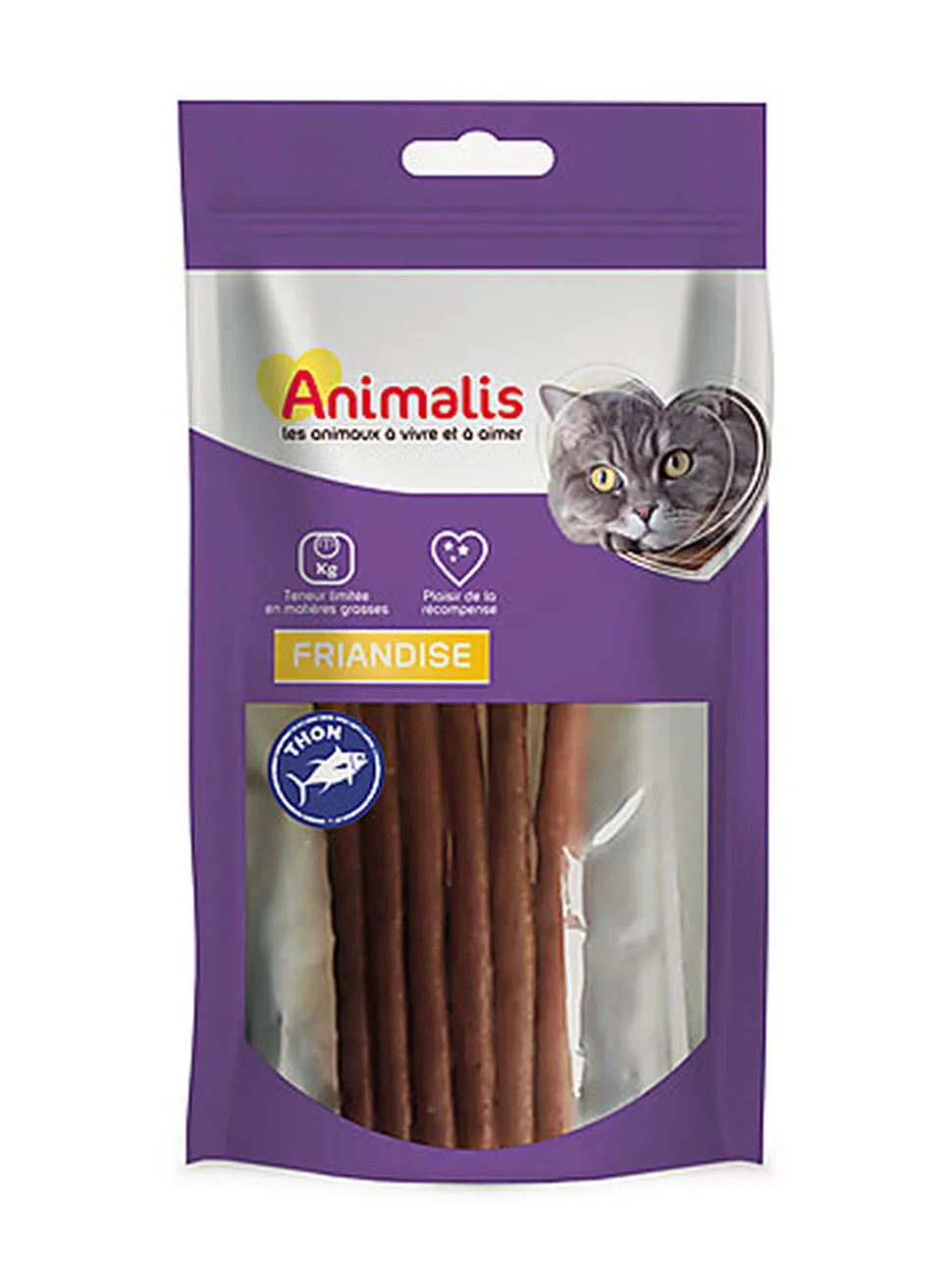 Animalis - Friandises Stick au Thon pour Chat - 25g