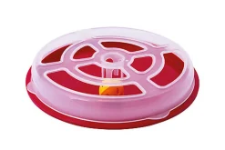 Animalis - Jouet Balle Vertigo pour Chat Rouge