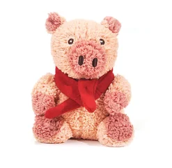 Animalis - Jouet Cochon Calin Laine Recyclée pour Chiens - 20cm