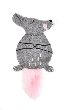 Animalis - Jouet Souris en Laine Recyclée pour Chiens - 33cm