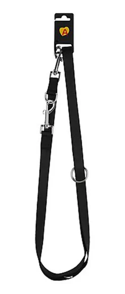 Animalis - Laisse Multiposition Basic 20mm et 200cm pour Chien - Noir