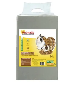 Animalis - Litière Coco Chips pour Rongeurs - 20L