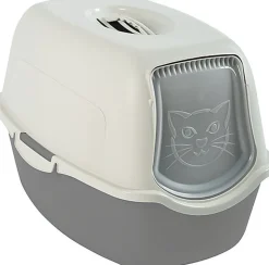 Animalis - Maison de Toilette pour Chat - Gris