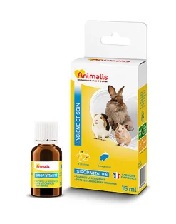 Animalis - Mélange de Vitamines Sirop Vitalité pour Rongeur - 15ml