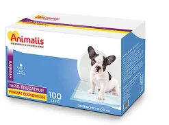 Animalis - Tapis Éducateurs Format Économique pour Chiot - x100