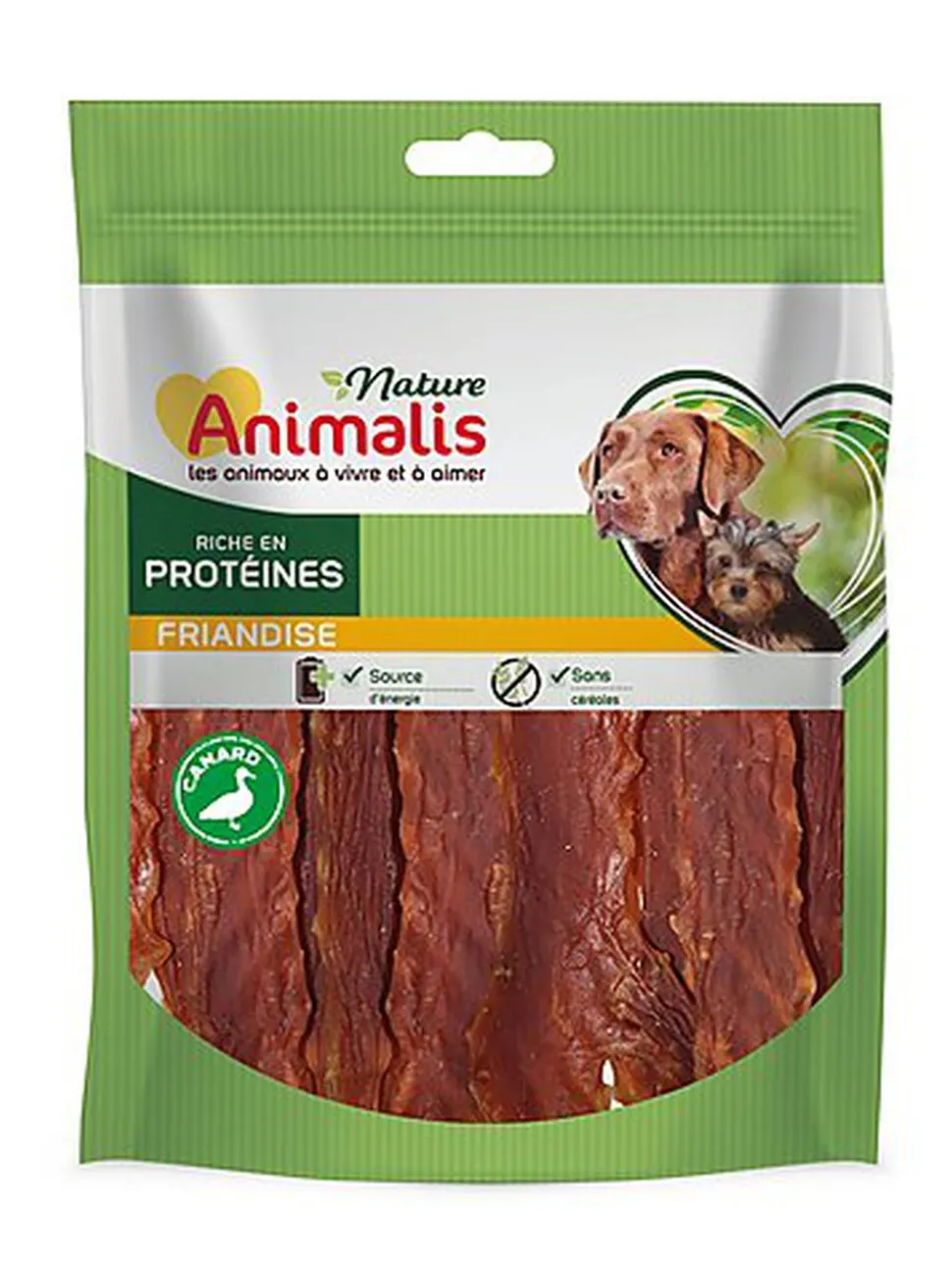 Animalis Nature - Friandises Filet de Canard pour Chien