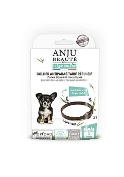 Anju Beaute - Collier Antiparasitaire Répulsif Chiot - 35cm