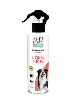Anju Beaute - Lotion Antiparasitaire Répulsive Chiens - 250ml