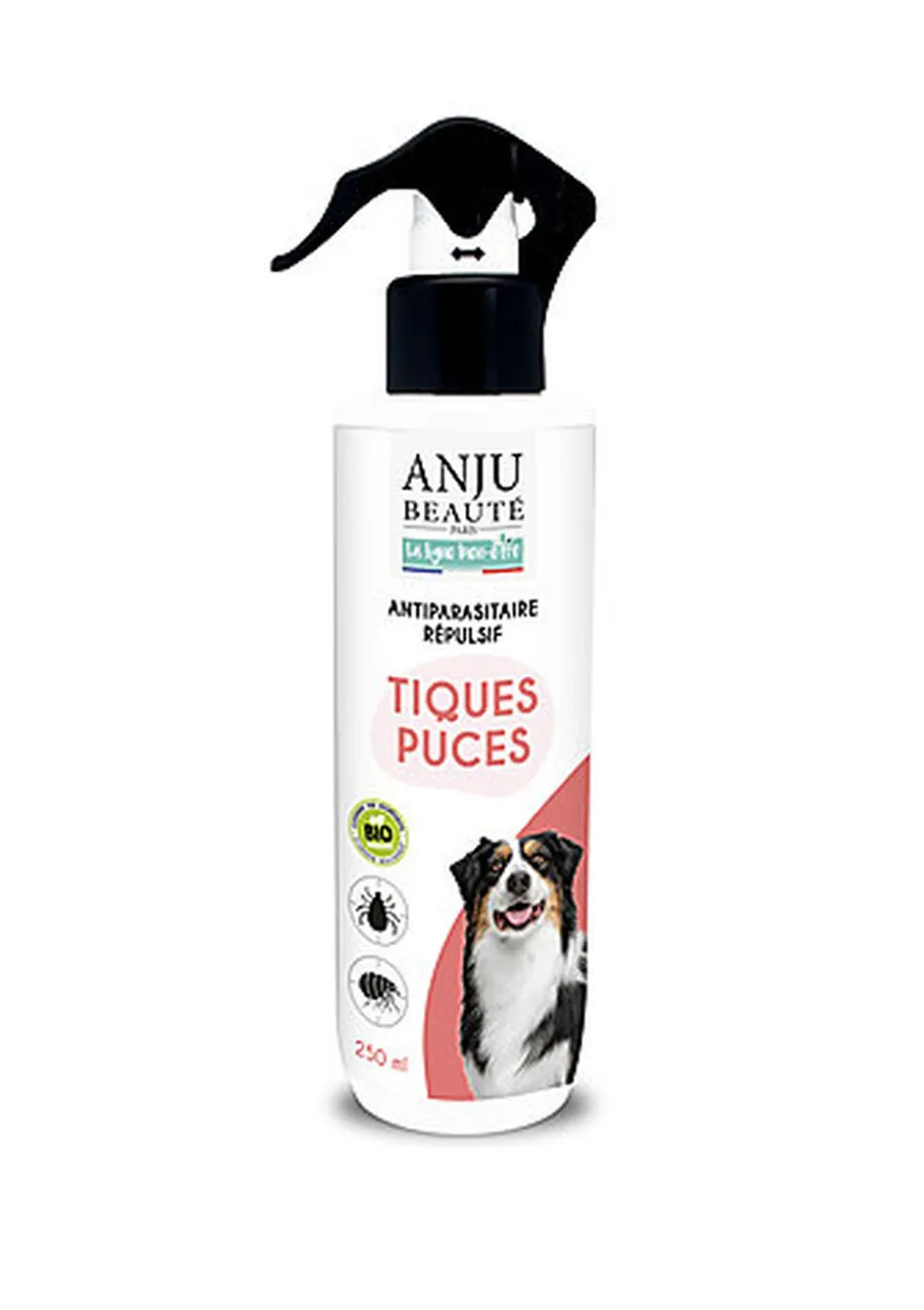 Anju Beaute - Lotion Antiparasitaire Répulsive Chiens - 250ml