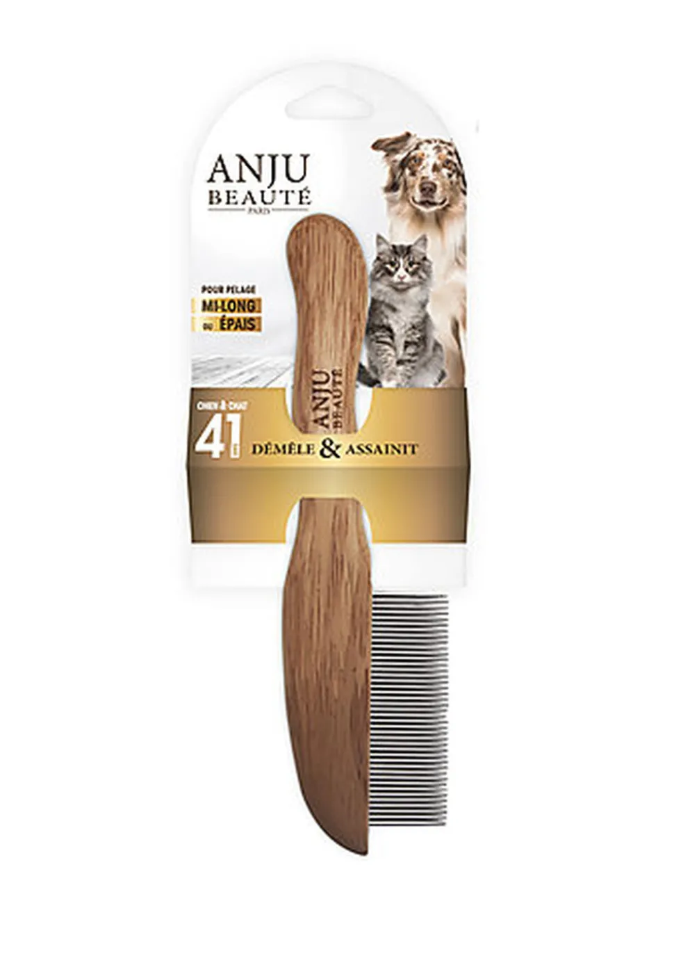 Anju Beaute - Peigne 41 Dents pour Chiens