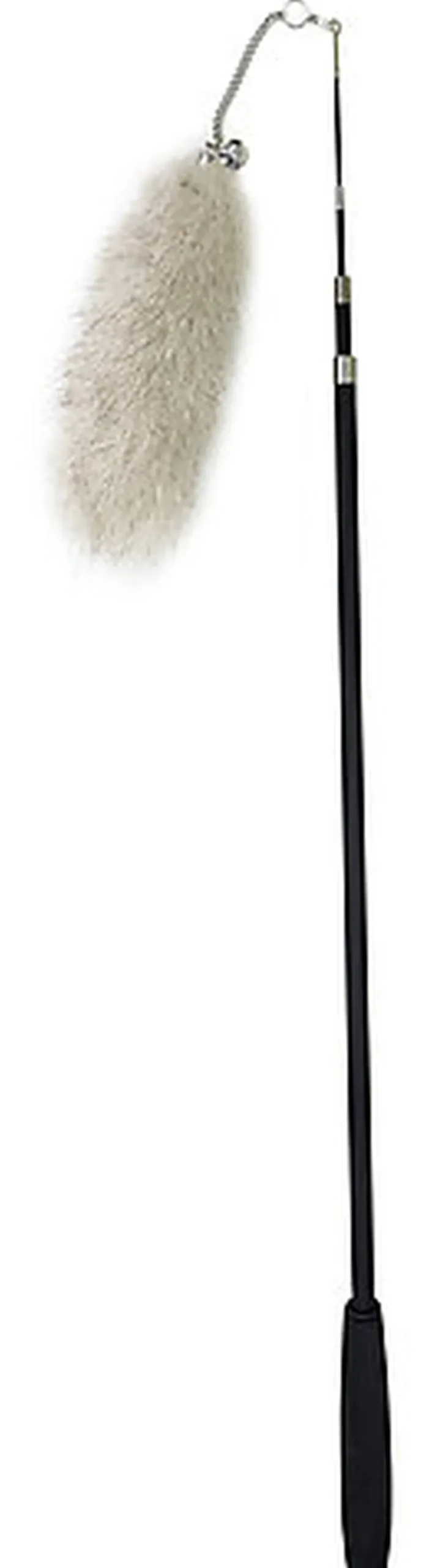 Anka - Canne Téléscopique Fourrure + Grelot pour Chats - 82cm