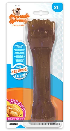 Anka - Jouet Nylabone Puppy Bone au Poulet pour Chiot