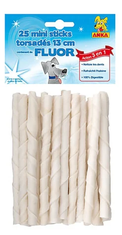 Anka - Mini Sticks Fluor pour Chien - x25