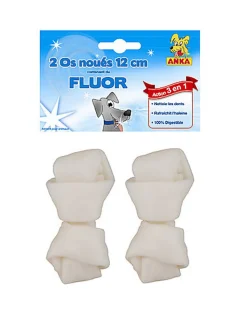 Anka - Os Noués Buffle Fluor pour Chien - x2