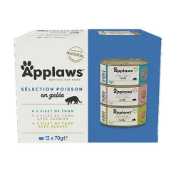 Applaws - Multipack aux Poissons en Gelée pour Chat - 840g