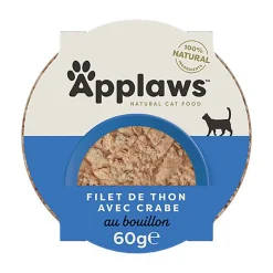 Applaws - Pâtée au Thon et Crabe pour Chat - 60g