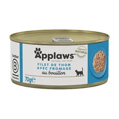 Applaws - Pâtée en Boîte au Thon et Fromage pour Chat - 70g