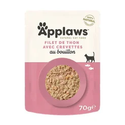 Applaws - Sachet Fraîcheur Thon et Crevettes pour Chat - 70g
