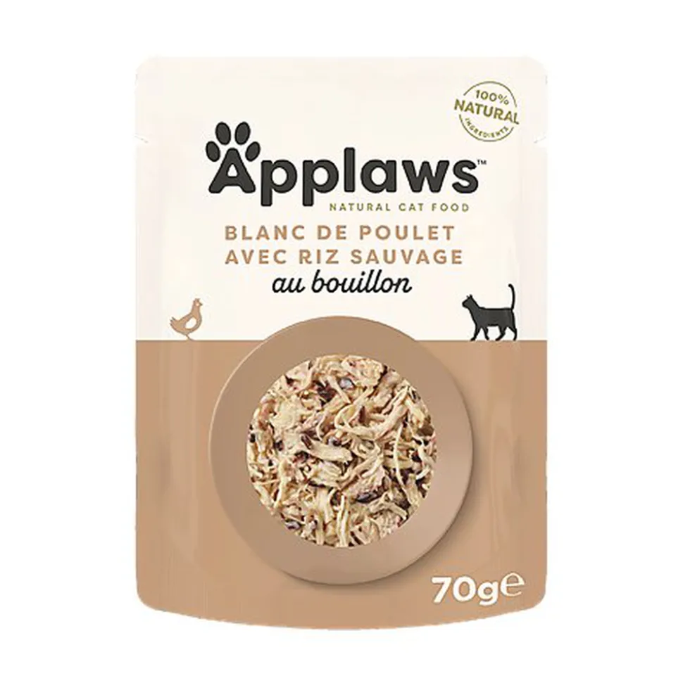Applaws - Sachet Fraîcheur Poulet et Riz pour Chat - 70g