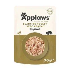 Applaws - Sachet Poulet et Agneau Gelée pour Chat - 70g