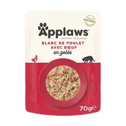 Applaws - Sachet Poulet et Bœuf en Gelée pour Chat - 70g