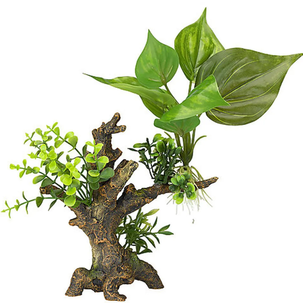 Aquadella - Décoration- Florascape 6 S pour Aquarium - 14,5x9x16,5cm