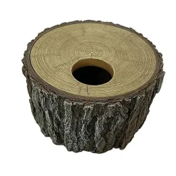 Aquadella - Décoration Nesting Cave S Brun pour Terrarium - 15,4x15,2x8,3
