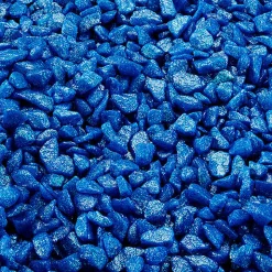 Aquadella - Graviers Glamour Stone Bleu pour Aquarium - 2Kg