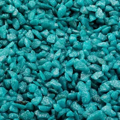 Aquadella - Graviers Glamour Stone Turquoise pour Aquarium - 2Kg