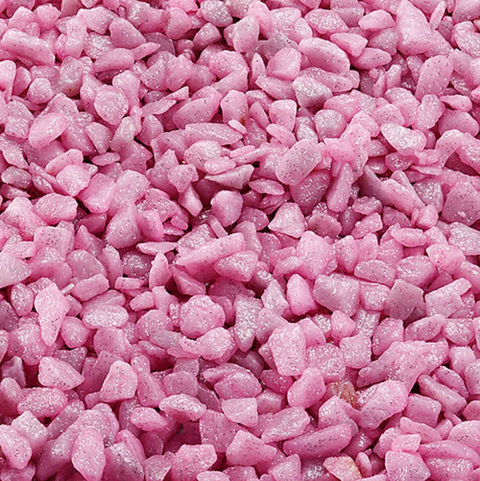 Aquadella - Graviers Glamour Stone Rose pour Aquarium - 2Kg