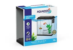 Aquadisio - Aquarium Dory Équipé Noir - 10L