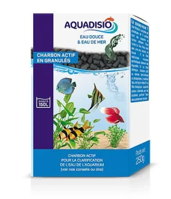 Aquadisio - Filtration de Charbon Actif pour Aquarium - 250g