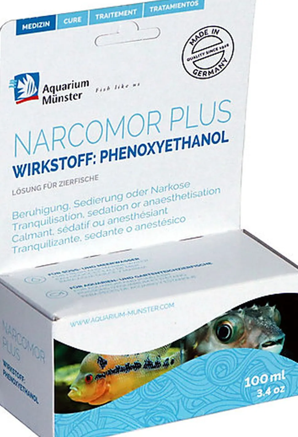 Aquarium Münster - Traitement NARCOMOR PLUS - 100ml