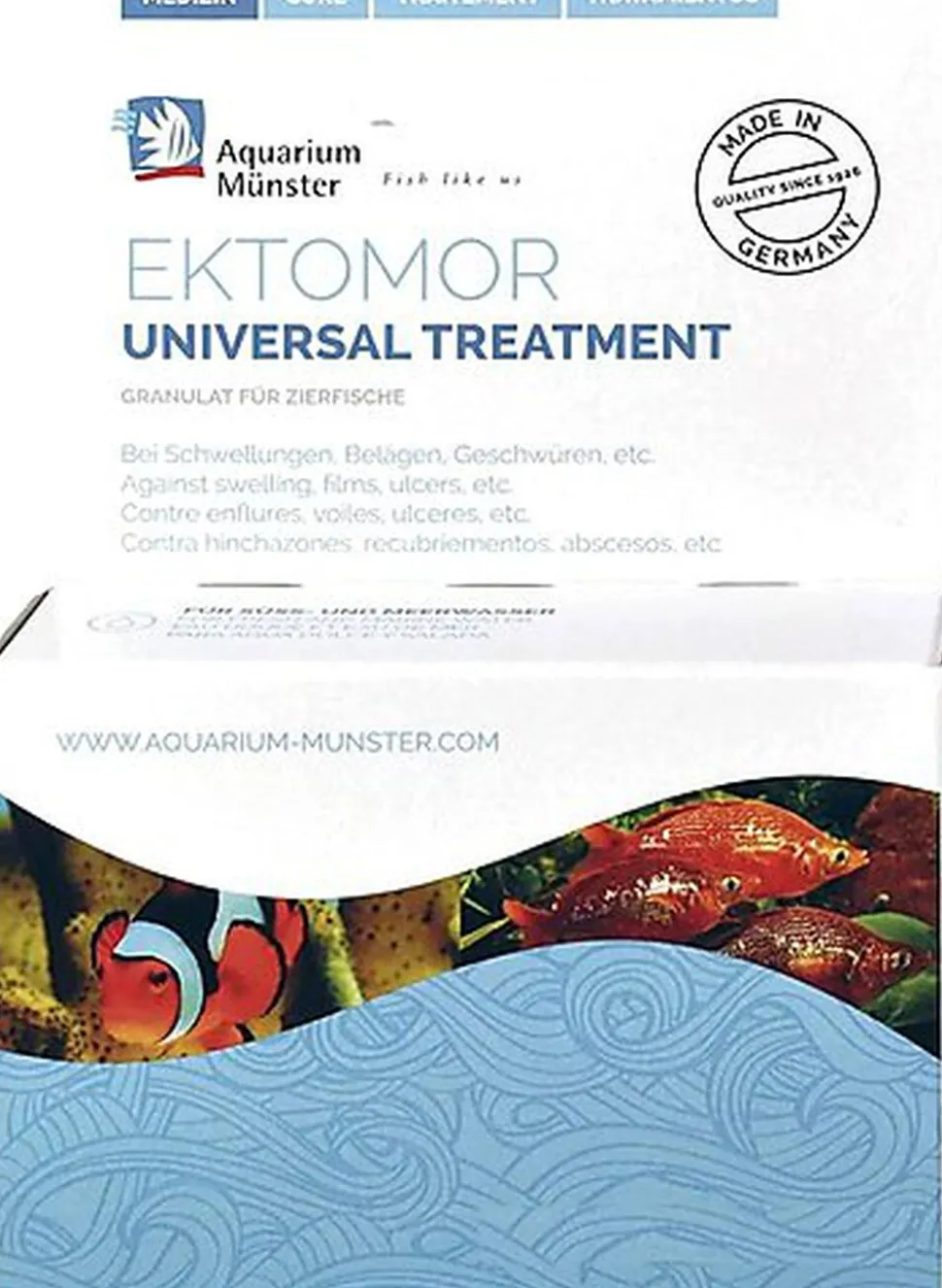 Aquarium Münster - Traitement EKTOMOR - 2x50g