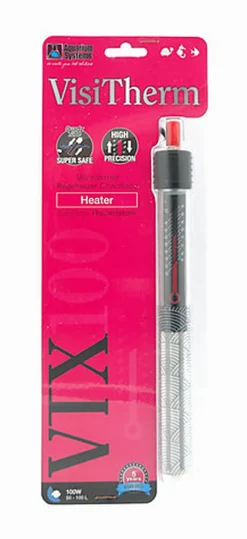 Aquarium Systems - Chauffage VisiTherm VTX pour Aquarium 50L à 100L - 100W