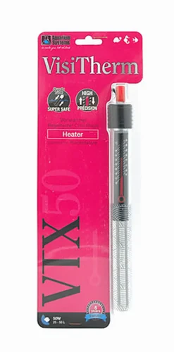 Aquarium Systems - Chauffage VisiTherm VTX pour Aquarium 25L à 50L - 50W