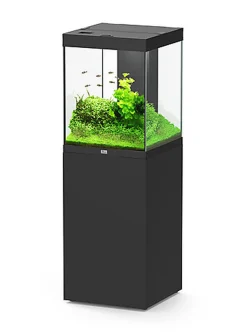Aquatlantis - Aquarium + Meuble Led Equipé AQUA TOWER 163 Noir - 163L