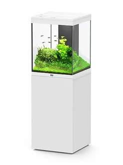 Aquatlantis - Aquarium + Meuble Led Equipé AQUA TOWER 163 Blanc - 163L