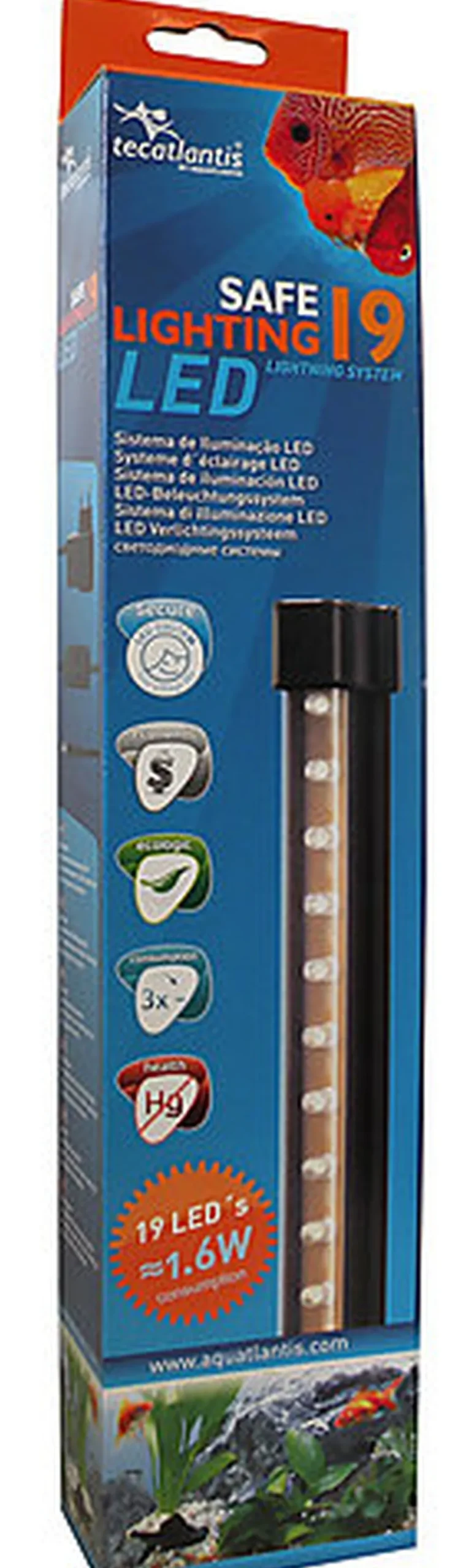 Aquatlantis - Éclairage pour Aquarium Aquadisio 15 et 18 de 16 LED