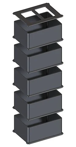 Aquatlantis - Kit de 5 Gobelets Modulaires B-BOX- taille M