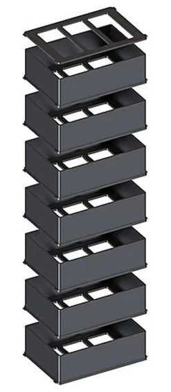 Aquatlantis - Kit de 7 Gobelets Modulaires B-BOX - L