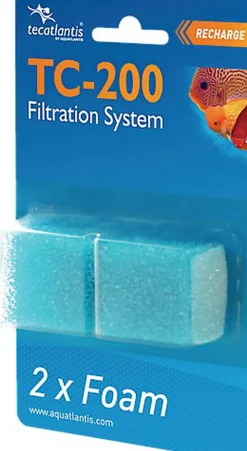 Aquatlantis - Lot de 2 Recharges Mousse Bleue pour filtre TC 200