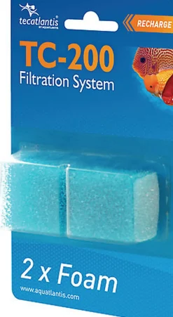 Aquatlantis - Lot de 2 Recharges Mousse Bleue pour filtre TC 200