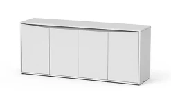Aquatlantis - Meuble SPLENDID 200 Blanc pour Aquarium - 200x50x83cm