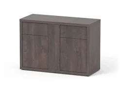 Aquatlantis - Meuble SUBLIME 120 Chêne Brun pour Aquarium - 120x50x83cm