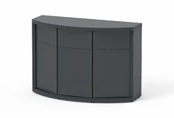 Aquatlantis - Meuble SUBLIME HORIZON 120 Anthracite pour Aquarium - 120x49x83cm