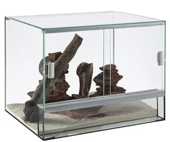 Aquavie - Terrarium en Verre pour Reptiles et Amphibiens - 120x50x60cm
