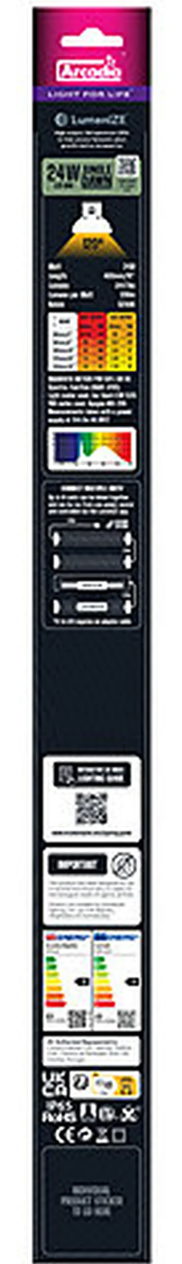 Arcadia - Luminaire Jungle Dawn Led Bar 470mm 24 Watt - Réptiles