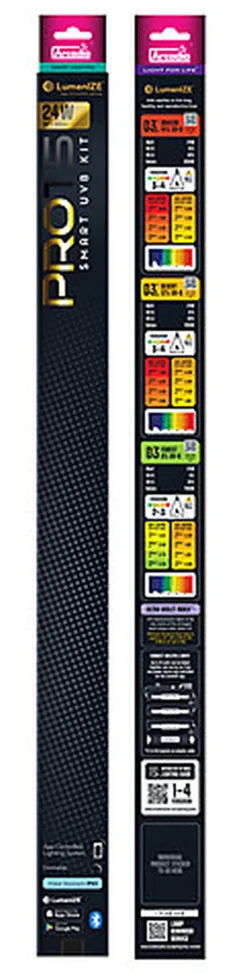 Arcadia - Luminaire Pro T5 Uvb Kit D3+ 12% Uvb 24 Watt - Réptiles